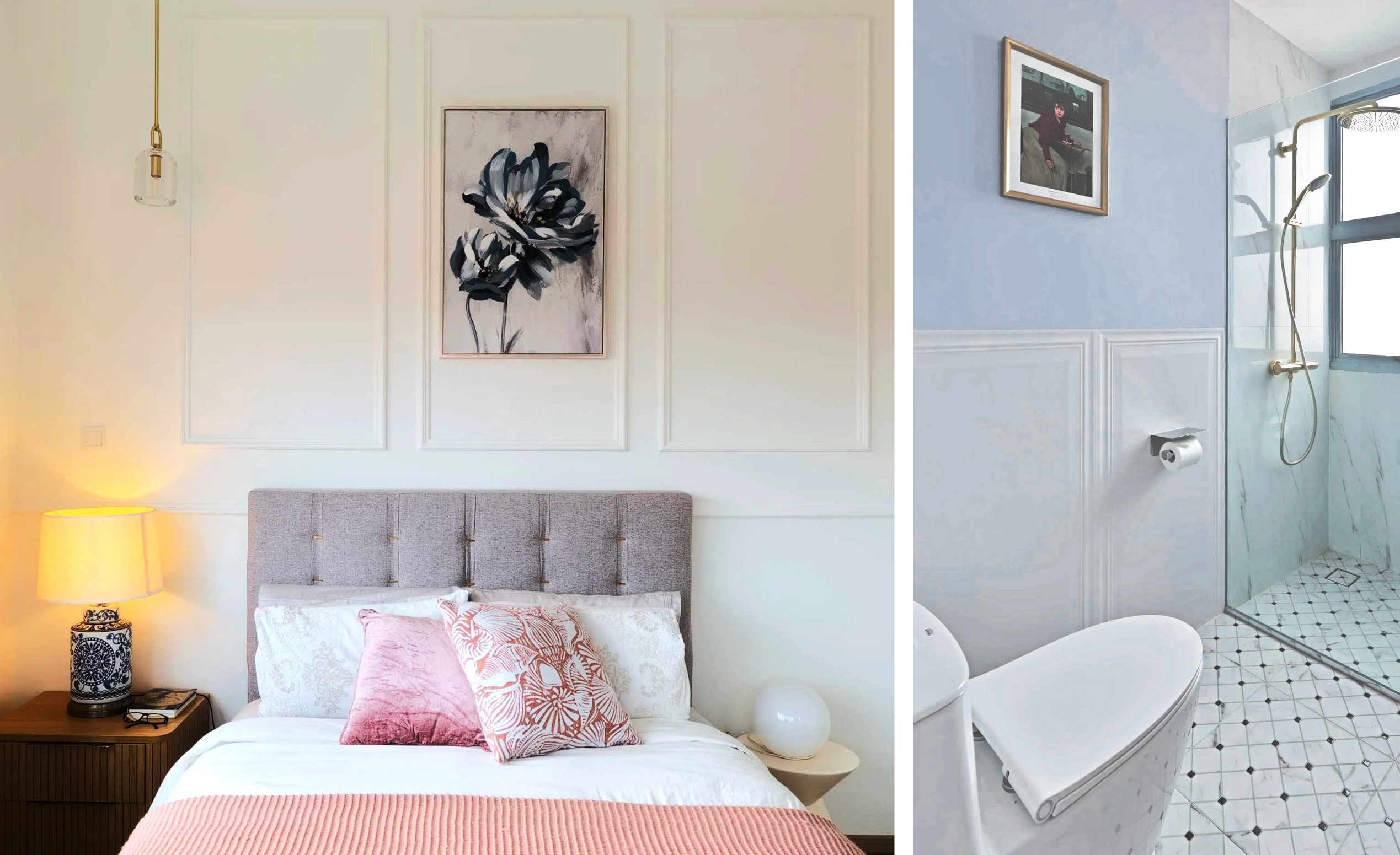 Wainscoating makeover for home